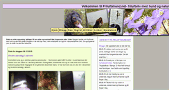 Desktop Screenshot of friluftshund.net