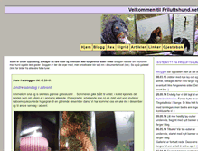 Tablet Screenshot of friluftshund.net